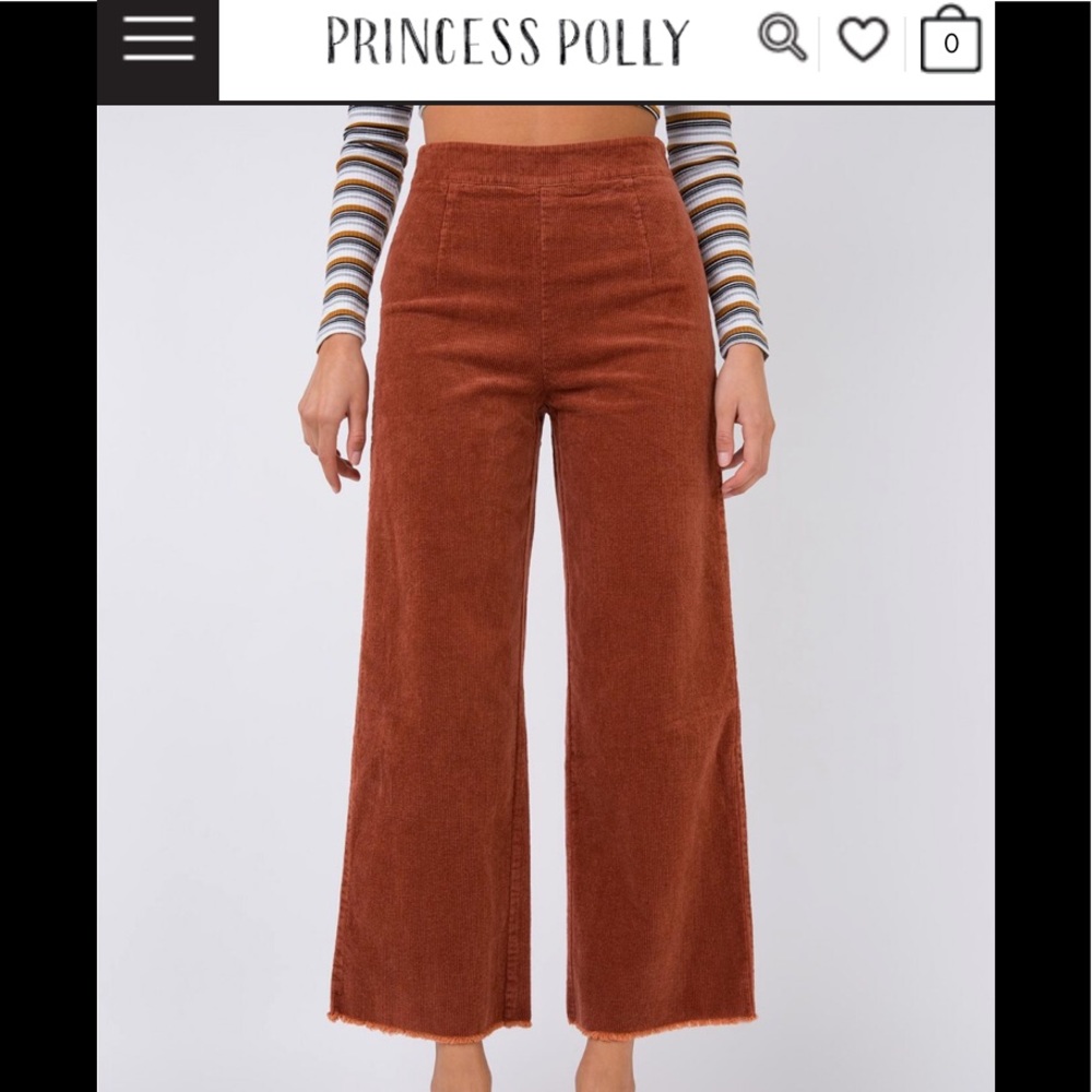 Princess Polly Rust cords